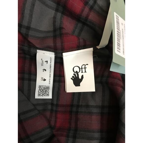 End. X Off-White "Till The End" Flannel Shirt XS - Picture 10 of 11